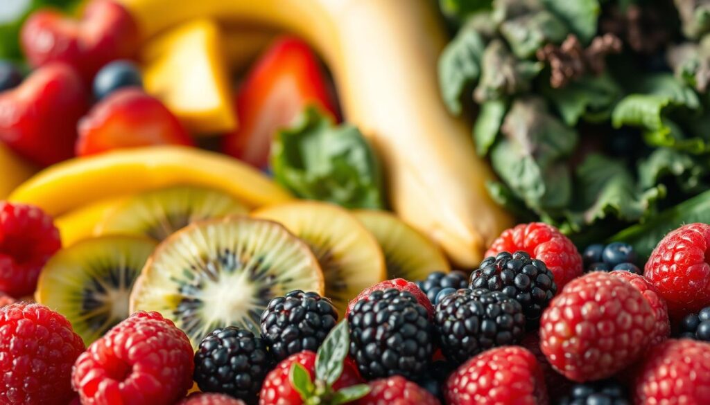 Frische Zutaten und Beeren