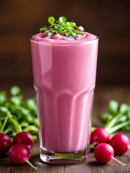 Buttermilch-Radieschen-Abnehm-Protein-Shake
