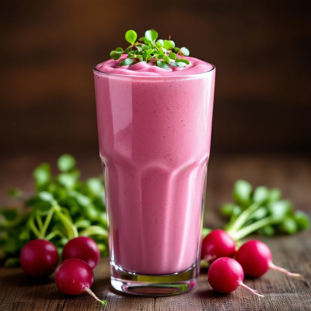 Buttermilch-Radieschen-Abnehm-Protein-Shake