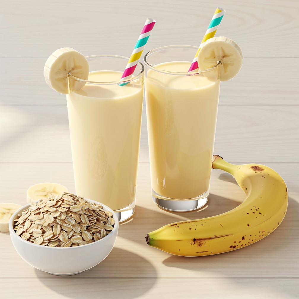 bananen haferflocken shake zum abnehmen