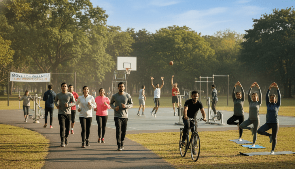 pro Woche 1 Kilo abnehmen Bewegung und Sport für Gewichtsverlust
