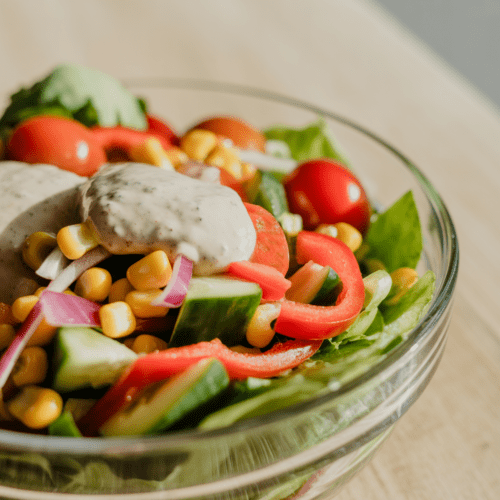 Schlanker Gyros – Schichtsalat