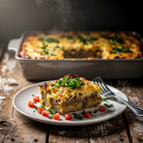 Spitzkohl-Auflauf mit Feta Vegetarisch