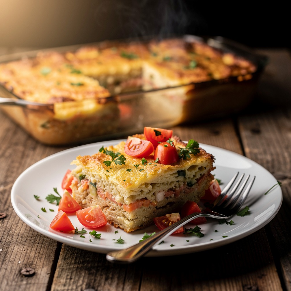 spitzkohl-auflauf mit feta vegetarisch​