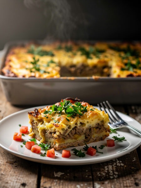 spitzkohl-auflauf mit feta vegetarisch​