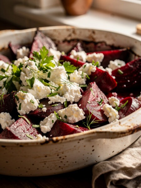 rote bete auflauf feta